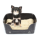 Swisspet lit Lounge noir pour chats et chiens