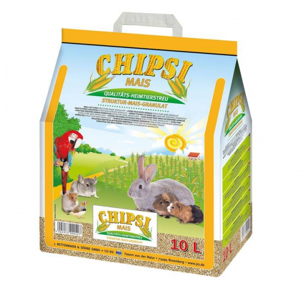 Litière en granulés pour rongeurs Chipsi Maïs 10L