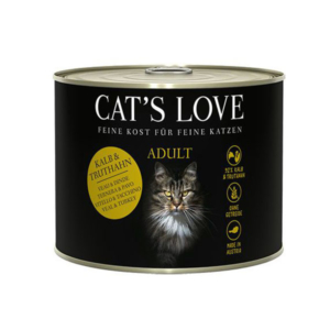 Cat's Love Adulte Veau et Dinde pure 6x200g