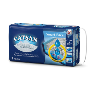 Catsan litière pour chats Smart pack 2x4L