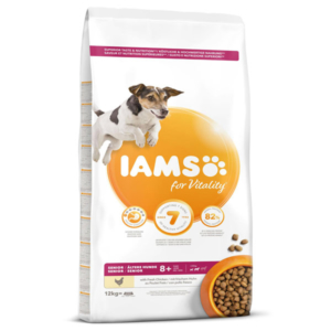 IAMS for Vitality Senior Mini et Medium avec poulet