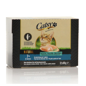 Catsy Natural 7+ Senior terre et mer 12x85g