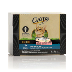 Catsy Natural 7+ Senior truite 12x85g