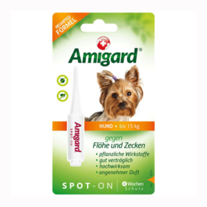 Amigard Spot-On antiparasite pour petits chiens 1x2ml