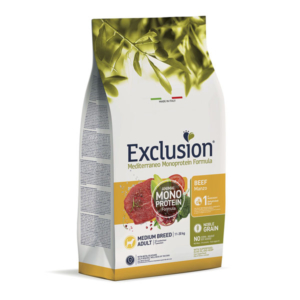 Exclusion mediterraneo adulte medium boeuf 3kg