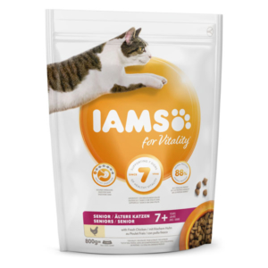 IAMS for Vitality Senior au poulet 800gr