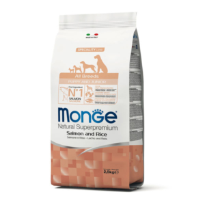 monge speciality line all breeds puppy junior saumon 2.5kg