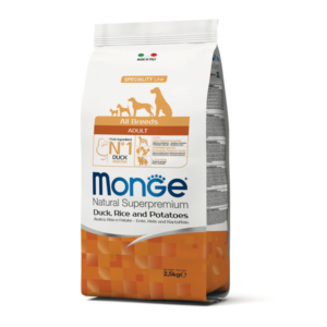 monge speciality line all breeds adulte canard 2.5kg