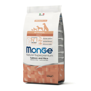monge speciality line all breeds adulte saumon 2.5kg