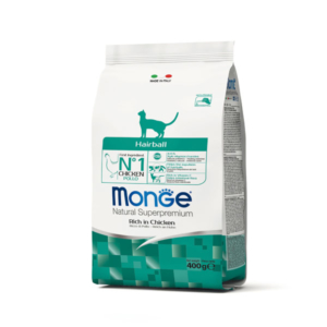 monge natural hairball poulet 400g