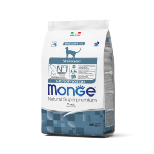 monge natural sterilised adulte truite 400g