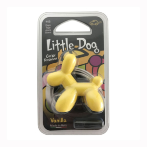 Little Dog Air Freshener jaune