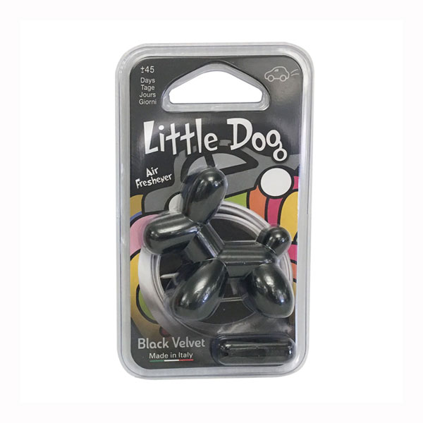 Little Dog Air Freshener noir