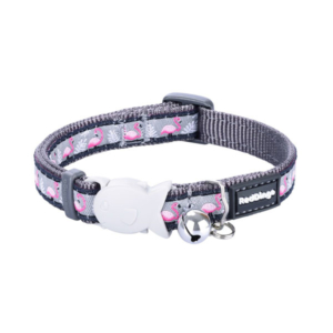 Red Dingo Collier Flamingo Cool Grey