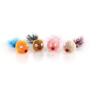 Swisspet balle en peluche avec plumes